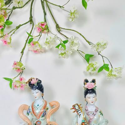 tượng sứ tứ cầm, tượng cô gái, tượng sứ giang tây trung quốc, tượng trung quốc